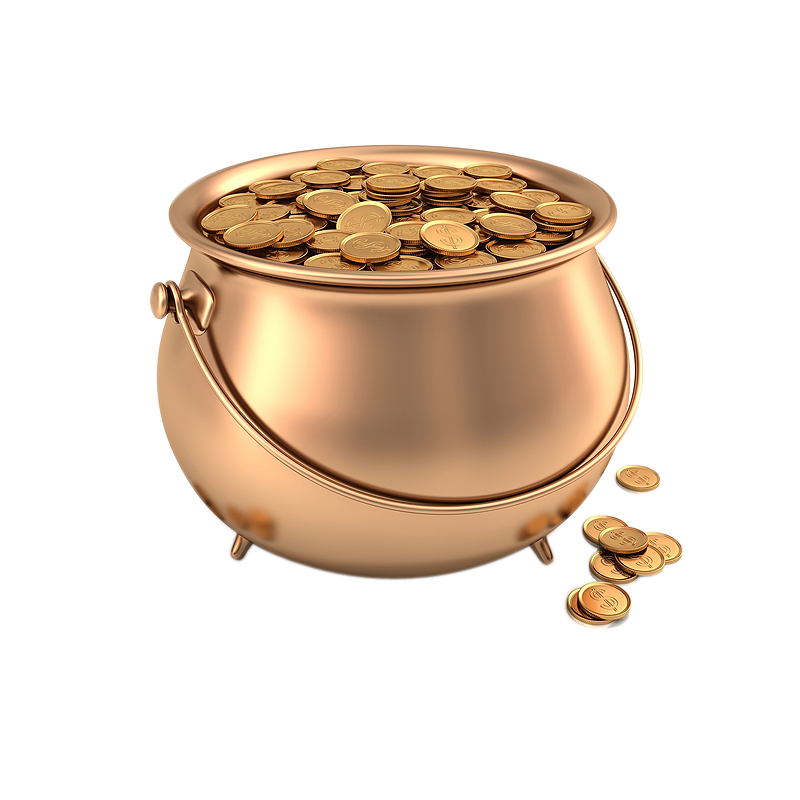 pot of gold - pot d'or